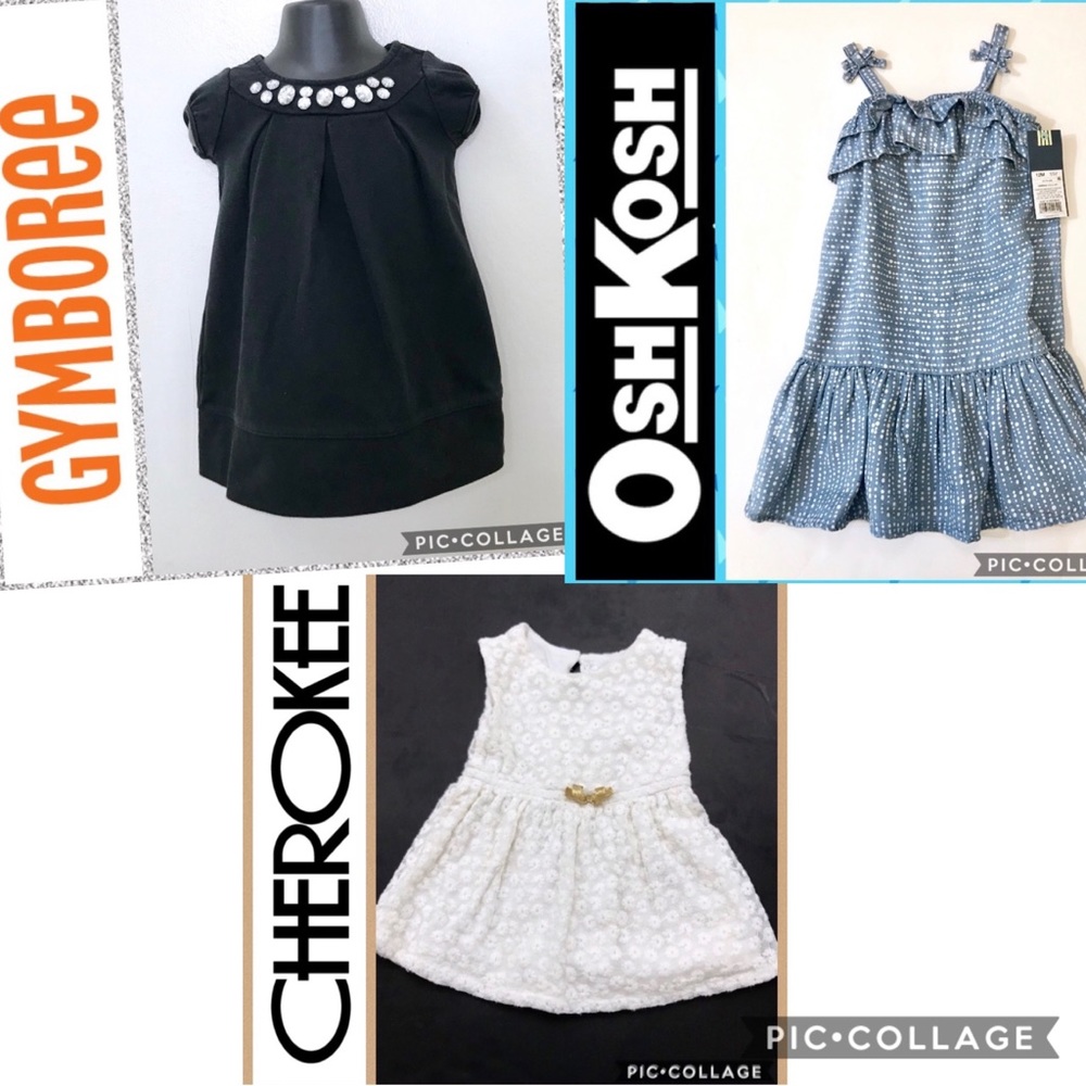 Bundle 3 dresses 12-18 Months Girl